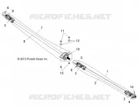 DRIVE TRAIN, FRONT AND REAR PROP SHAFT