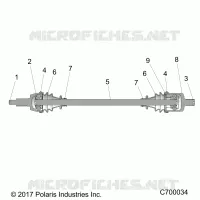 DRIVE TRAIN, FRONT HALF SHAFT