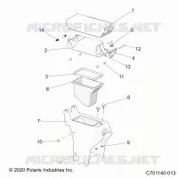 CENTER CONSOLE,STORAGE
