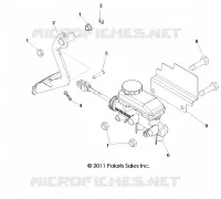 BRAKES, PEDAL AND MASTER CYLINDER