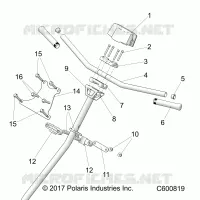 STEERING, H-BAR, STEERING POST, GRIPS