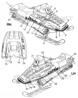 DECALS 700 XC 0971766 (4941814181A011)