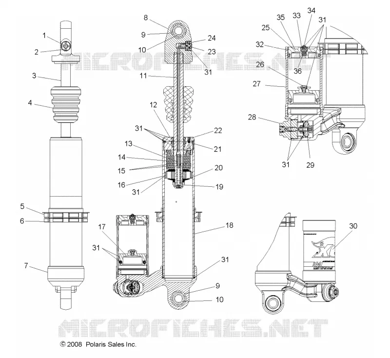 REAR SUSPENSION SHOCK
