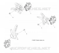 BRAKES, BRAKE CALIPER MOUNTING