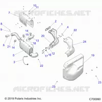 ENGINE, EXHAUST SYSTEM