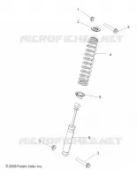 REAR SUSPENSION SHOCK MOUNTING