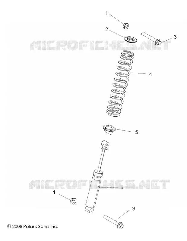REAR SUSPENSION SHOCK MOUNTING