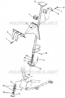 STEERING POST    MAGNUM 6X6 W97AE42A AND SWEDISH MAGNUM 6X6 S97AE42E (4940754075B011)