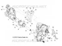 DRIVE TRAIN, GEARCASE, CARRIER MOUNTING
