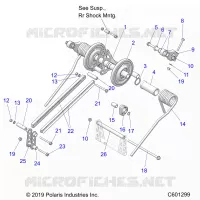 SUSPENSION, REAR TORQUE ARM