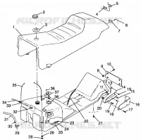 SEAT   GAS TANK STORM 0985782 (4943674367A006)