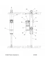 SUSPENSION, REAR SHOCK TRACK