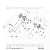 SUSPENSION, REAR TORQUE ARM