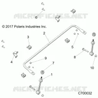 SUSPENSION, FRONT STABILIZER BAR