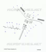 UPPER STEERING & HANDLEBAR ASM.