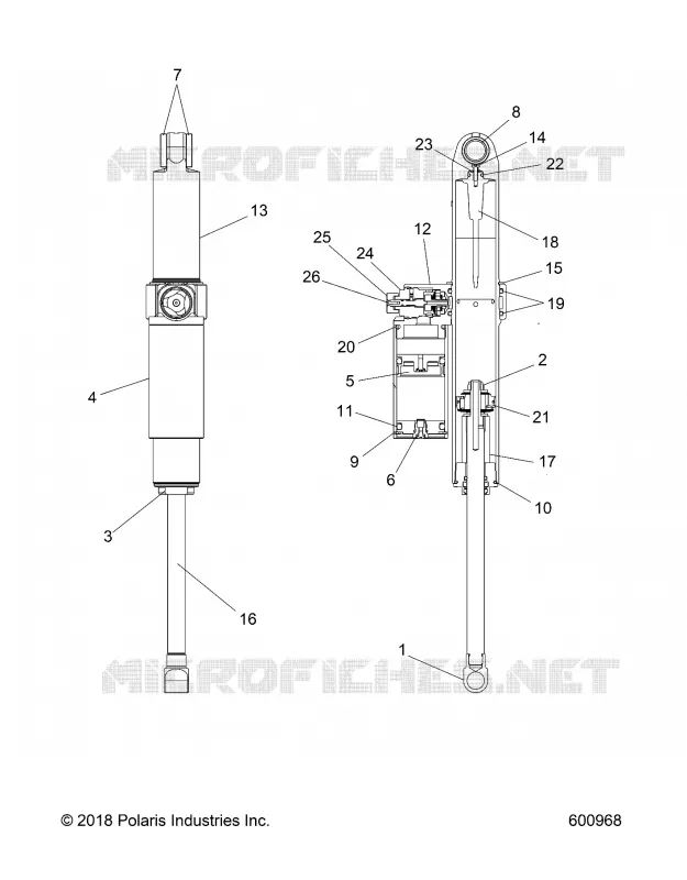 SUSPENSION, REAR SHOCK TRACK (7044819)