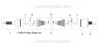 DRIVE TRAIN, REAR DRIVE SHAFT