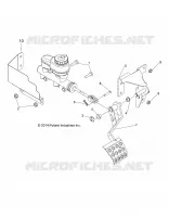 BRAKES, PEDAL AND MASTER CYLINDER MOUNTING