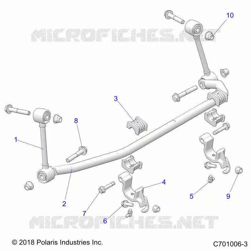 SUSPENSION, FRONT, STABILIZER BAR
