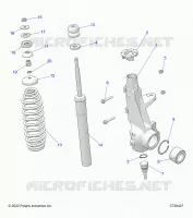 SUSPENSION, FRONT STRUT 