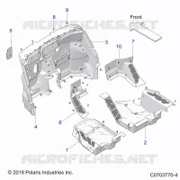 FLOOR PANELS, FRONT