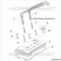 ENGINE, VALVE COVER
