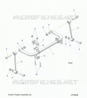 SUSPENSION, FRONT STABILIZER BAR