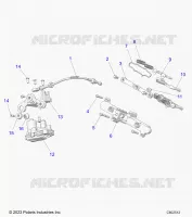ENGINE, EXHAUST VALVE ASM. AND ACTUATOR
