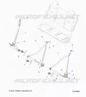 SEAT BELT MOUNTING, REAR
