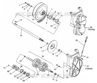 DRIVE TRAIN ASSEMBLY CLASSIC / 0930864 AND  CLASSIC TOURING / 0930865 (4922952295023A)
