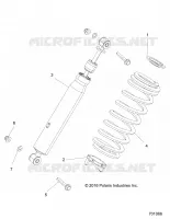 REAR SUSPENSION SHOCK MOUNTING