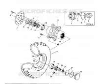 FRONT WHEEL ASSEMBLY SPORTSMAN 4X4 / W938039 (4926382638015A)