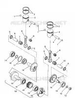 PISTON   CRANKSHAFT SPORT 0980443 AND SPORT TOURING 0980243 (4942054205C008)