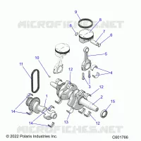 ENGINE, BALANCE SHAFT, CRANKSHAFT/PISTON