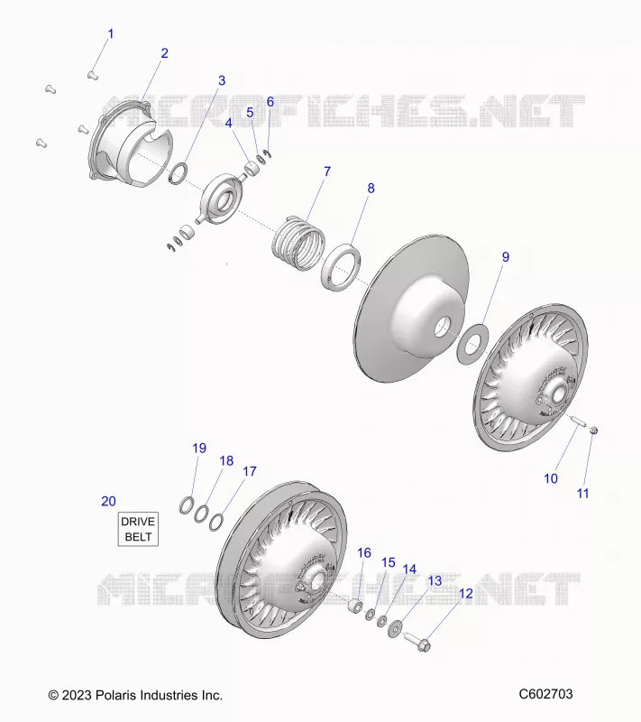 DRIVE TRAIN, CLUTCH, SECONDARY