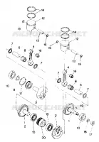 PISTON AND CRANKSHAFT TRAIL (4912701270036A)