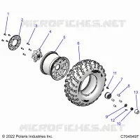 WHEELS, FRONT
