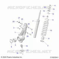 SUSPENSION, FRONT STRUT 