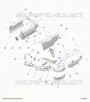ENGINE, EXHAUST SYSTEM