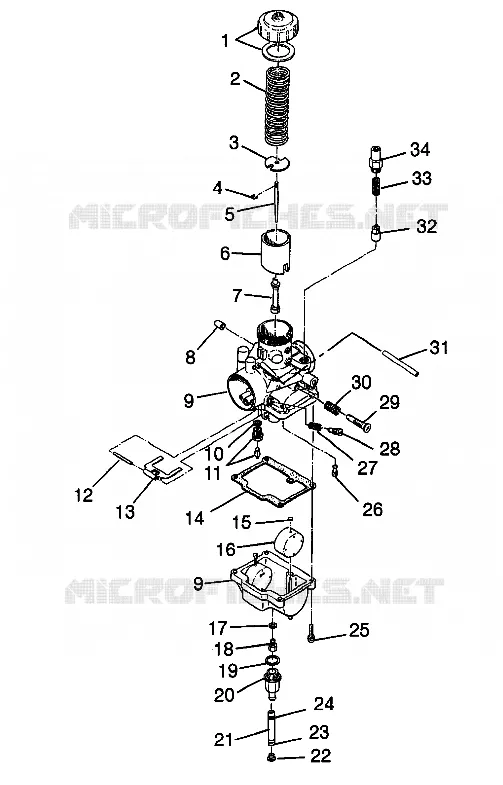 CARBURETOR XCF 0981643 (4942774277C008)