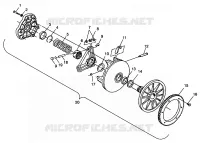 DRIVE CLUTCH WIDETRAK LX 0982065 AND EUROPEAN WIDETRAK LX E982065 (4943884388B014)