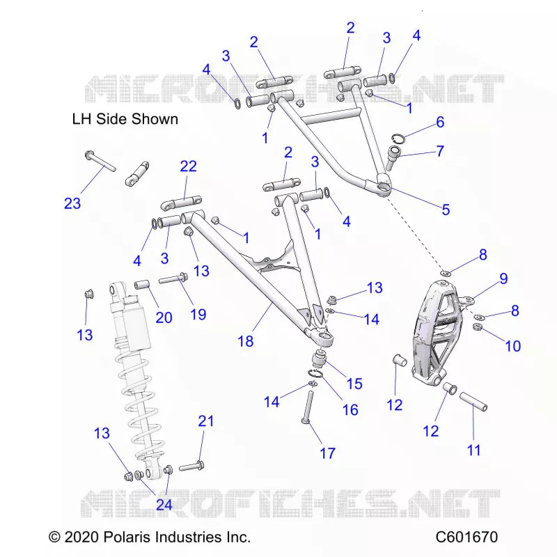 FRONT WISHBONES