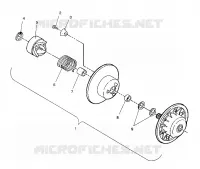 DRIVEN CLUTCH ASSEMBLY LITE GT/0933133 AND STARLITE GT/0933127 (4923232323020A)