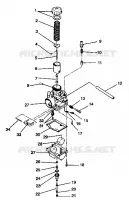CARBURETOR 440 E942760 AND 440 SKS E942560 (49273927390036)