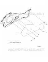 BODY, RIGHT HAND SIDE PANEL HEAT SHIELD AND HARDWARE 2 UP
