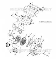 BLOWER HOUSING    RECOIL STARTER