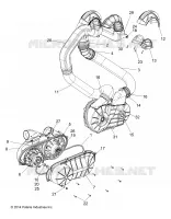 DRIVE TRAIN, CLUTCH COVER AND DUCTING