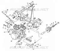 ENGINE MOUNTING 6X6 350L W938739 (4924062406005A)