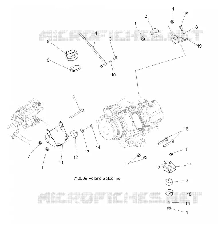 ENGINE, MOUNTING