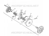 DRIVE CLUTCH ASSEMBLY 250 2X4/W927527 (4922862286023A)